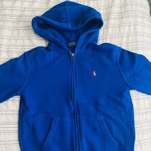 Polo by Ralph Lauren Kids Royal Blue Zip-Up Hoodie